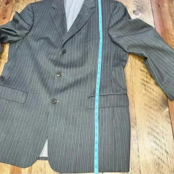 HUGO BOSS SCORSESE/MOVIE 100%SCHURWOLLE VIRGIN WOOL SUIT JACKET BLAZER - Picture 10 of 16